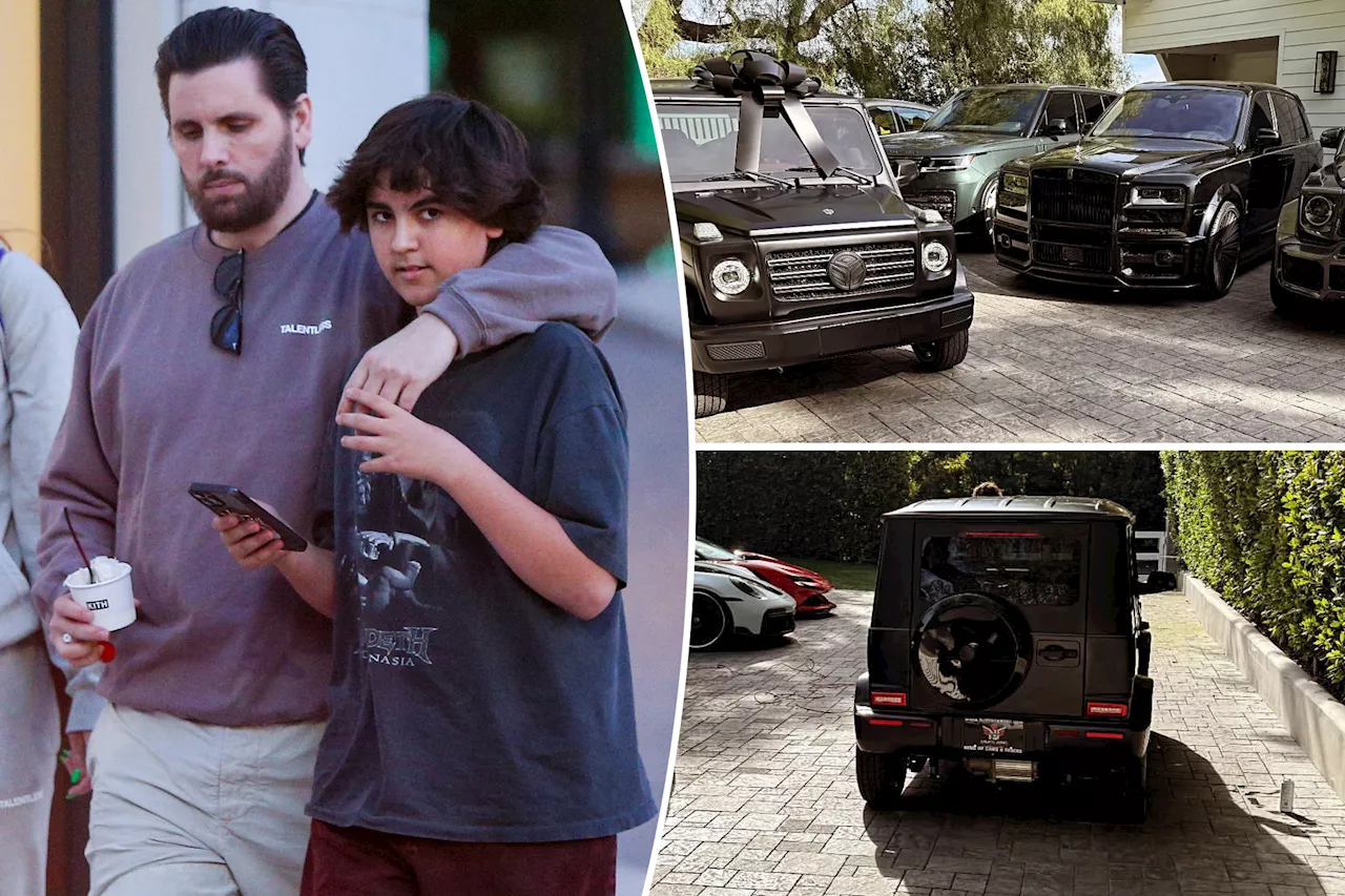 Scott Disick gifts son Mason a mini Mercedes-Benz G-Wagon for 15th birthday