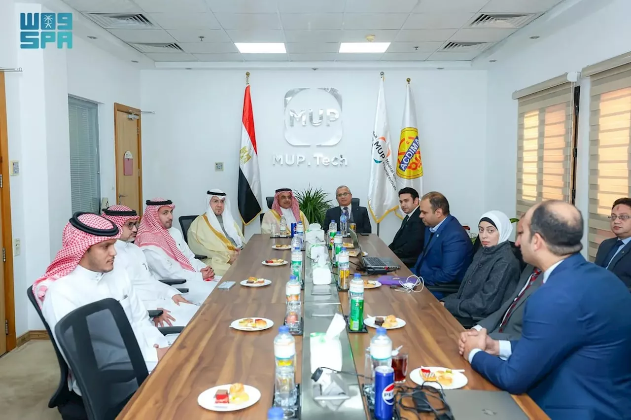 ابن سلمة يبحث الفرص المشتركة في صناعة الأغذية والأدوية والتقنية الحيوية مع شركات مصرية