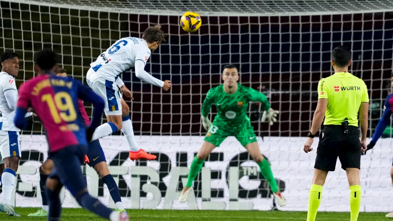 El garrafal error defensivo del Barça en el gol del Leganés nada más empezar el partido