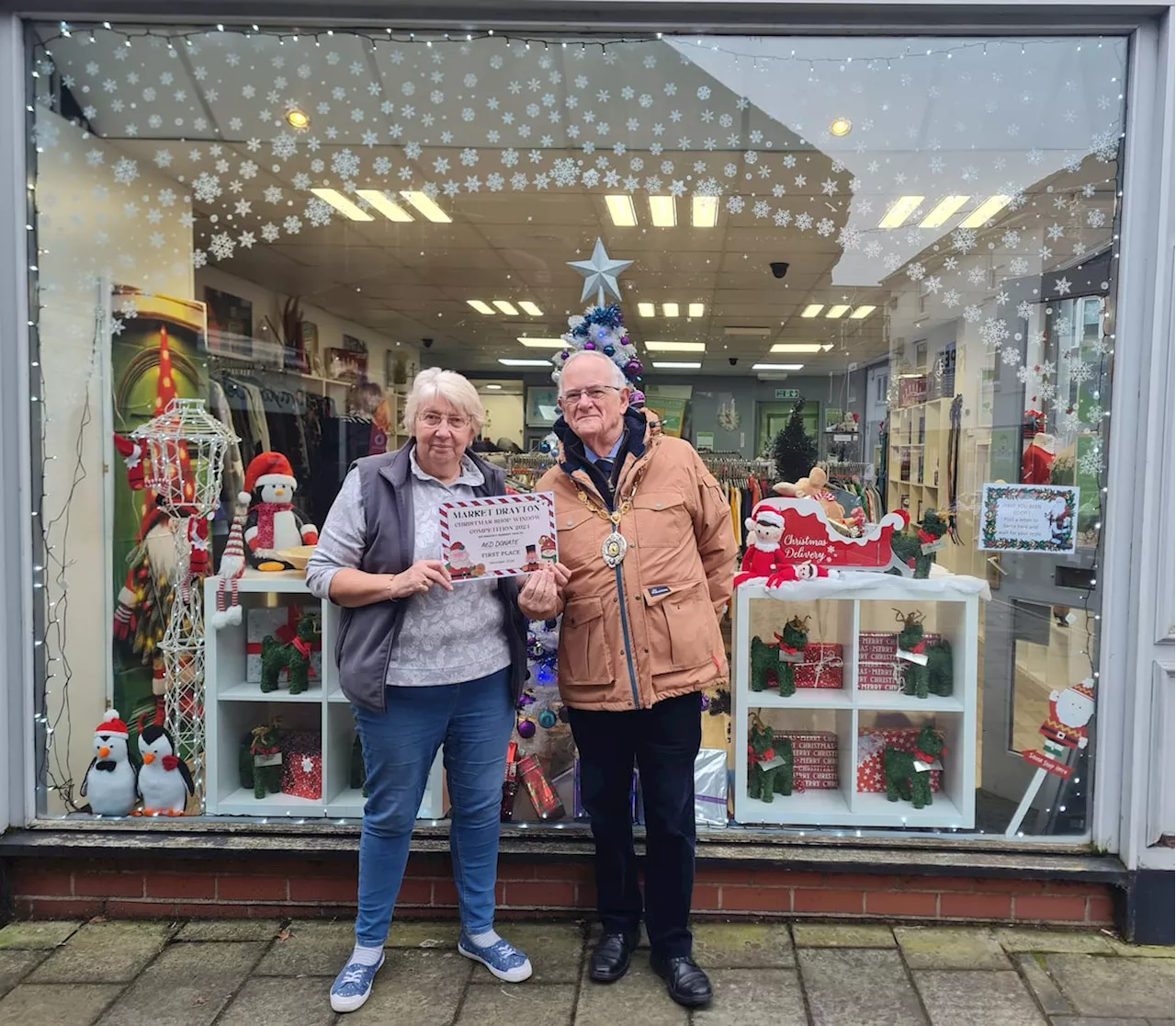 Market Drayton's Christmas shop window competition winners revealed