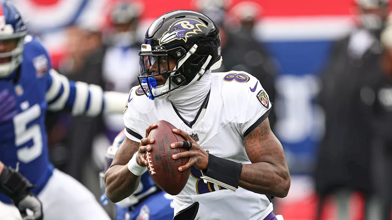 Baltimore Ravens' Lamar Jackson Explains Hilarious Moment vs. Giants