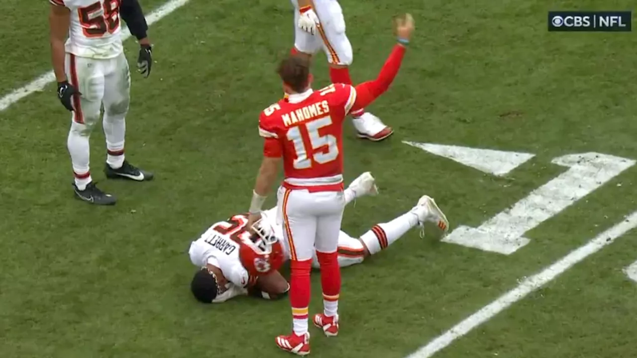 Patrick Mahomes, Joe Thuney Have Classy Gestures After Myles Garrett’s Painful Injury