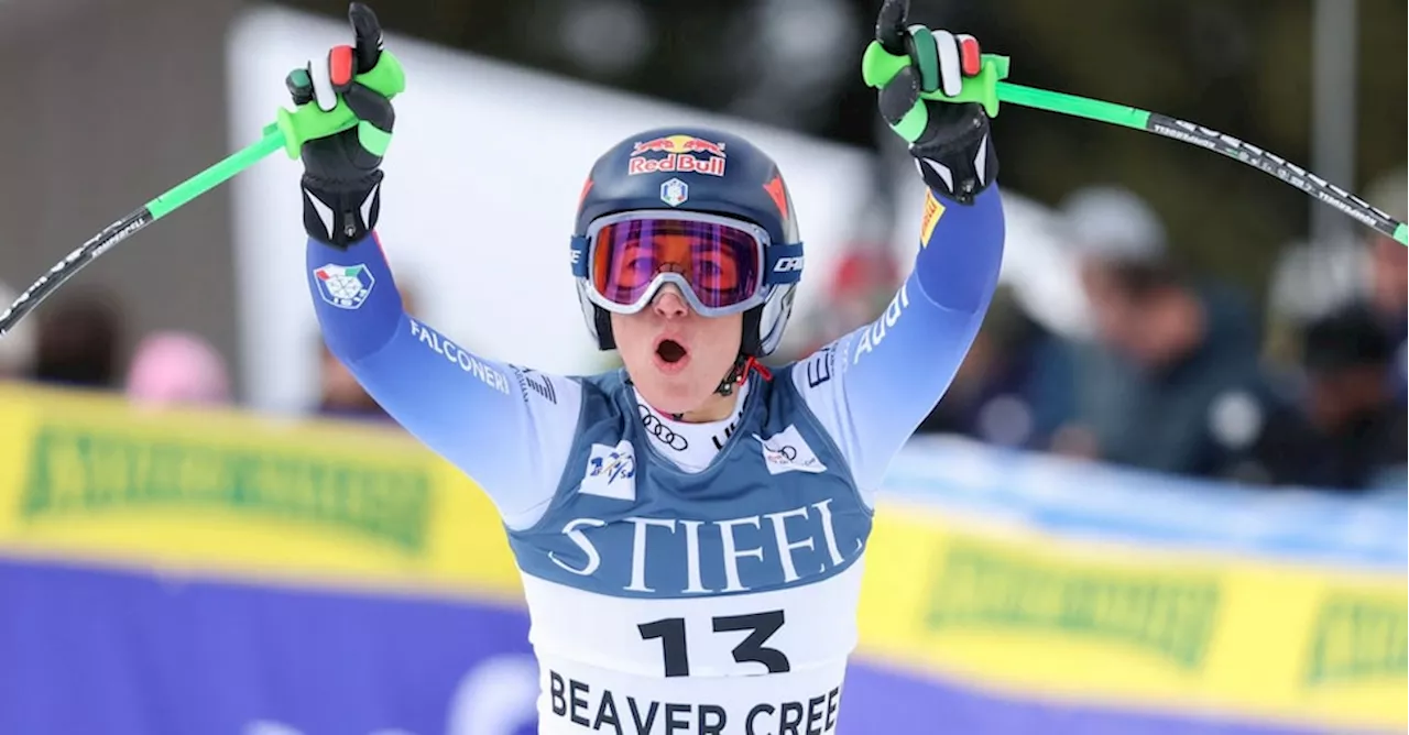 Sofia Goggia vince il SuperG a Beaver Creek in Colorado