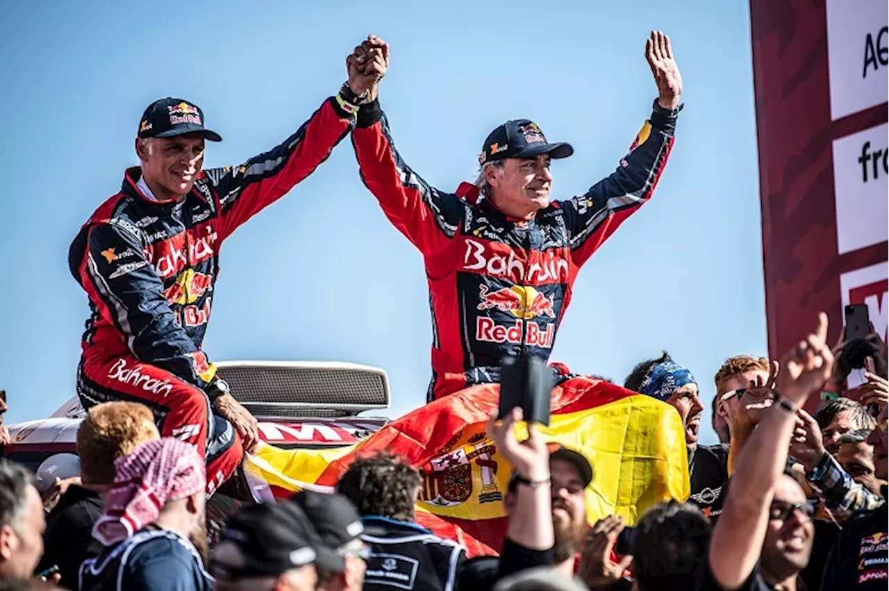 X-raid feiert mit Carlos Sainz den Dakar-Sieg