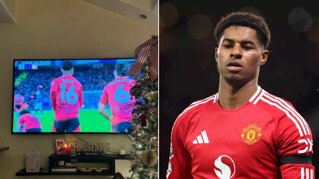 Marcus Rashford breaks silence on social media after being dropped by Ruben Amorim for Manchester derby