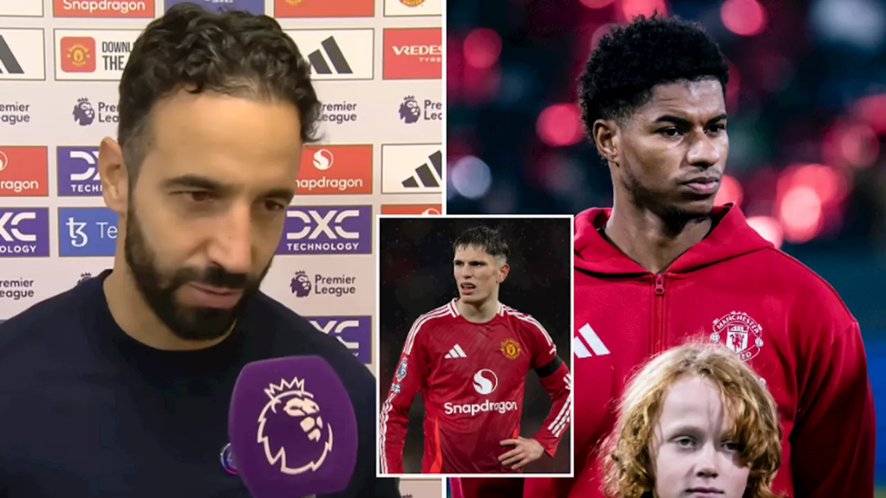 Ruben Amorim explains why he dropped Marcus Rashford and Alejandro Garnacho from Man Utd squad