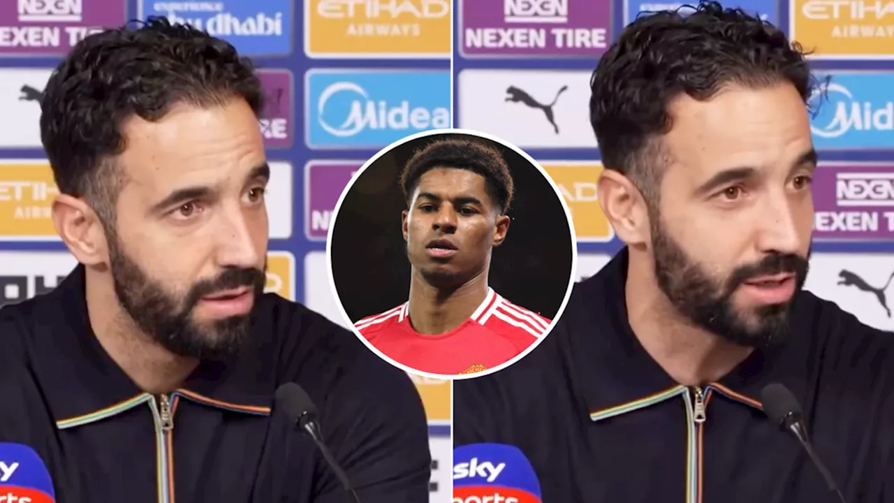 Ruben Amorim reveals real reason why Marcus Rashford was dropped for Manchester derby in press conference