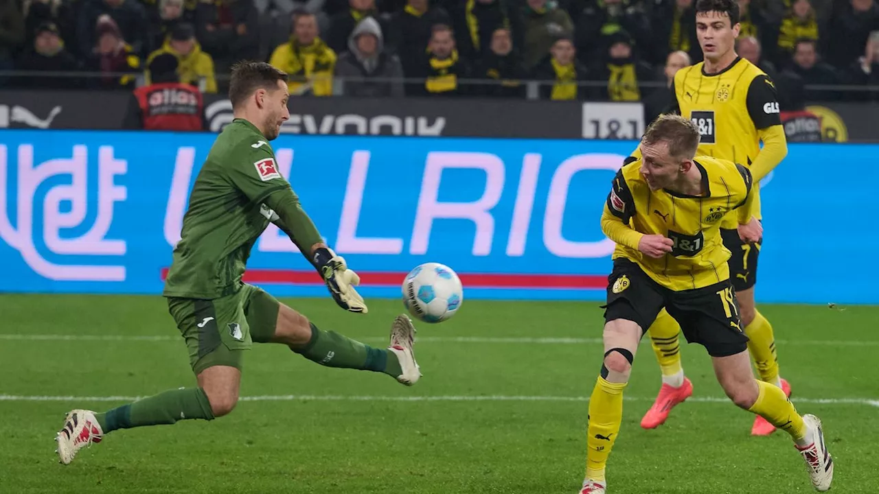 Fußball-Bundesliga: Führung verspielt: BVB nur 1:1 gegen Hoffenheim