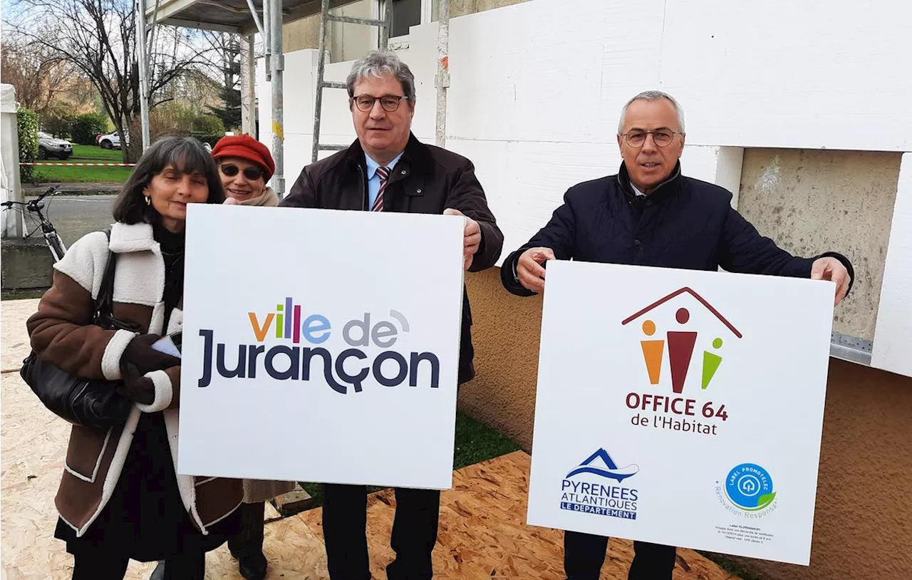 Jurançon : L’Office 64 de l’Habitat a lancé la réhabilitation des résidences Gaston-Cambot