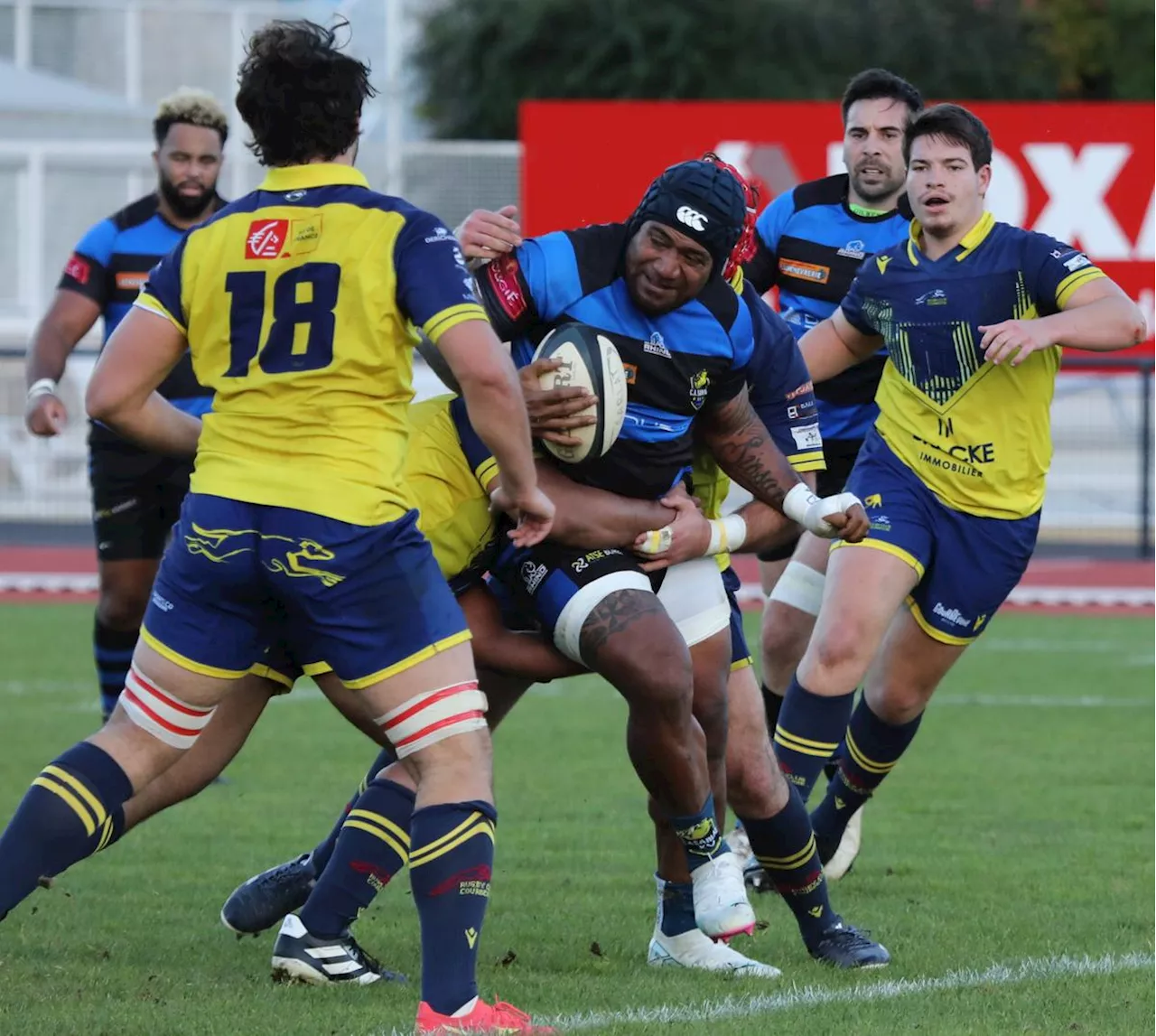 Rugby (Fédérale 1) : Sarlat bat Sarcelles et passera les fêtes au troisième rang