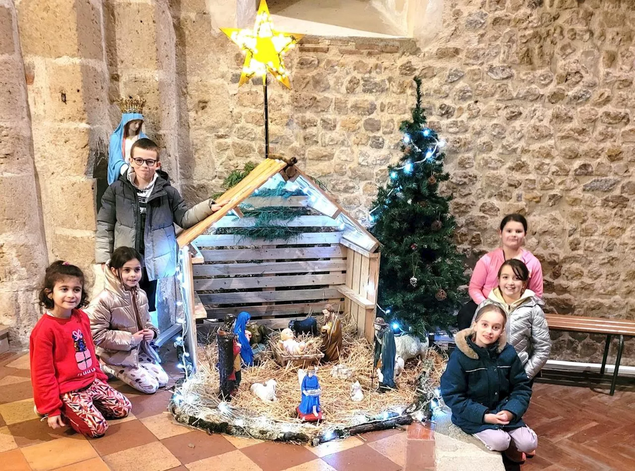 Sérignac-sur-Garonne : une crèche de Noël réalisée par les enfants