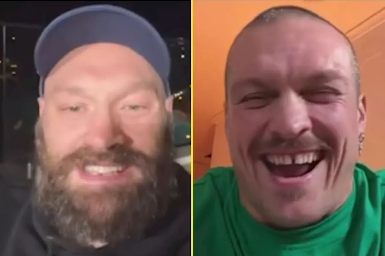 – Tyson Fury receives surprise video call from Oleksandr Usyk days out from fight...