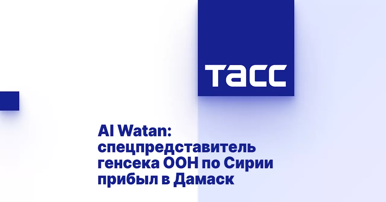 Al Watan: спецпредставитель генсека ООН по Сирии прибыл в Дамаск