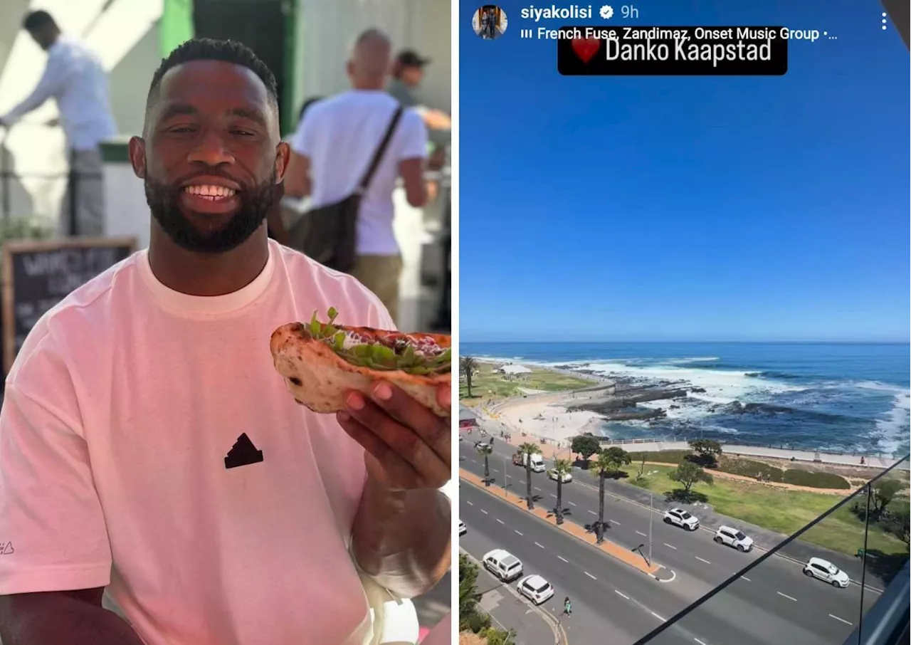 Siya Kolisi enjoys short vaycay in CPT, WITHOUT his family