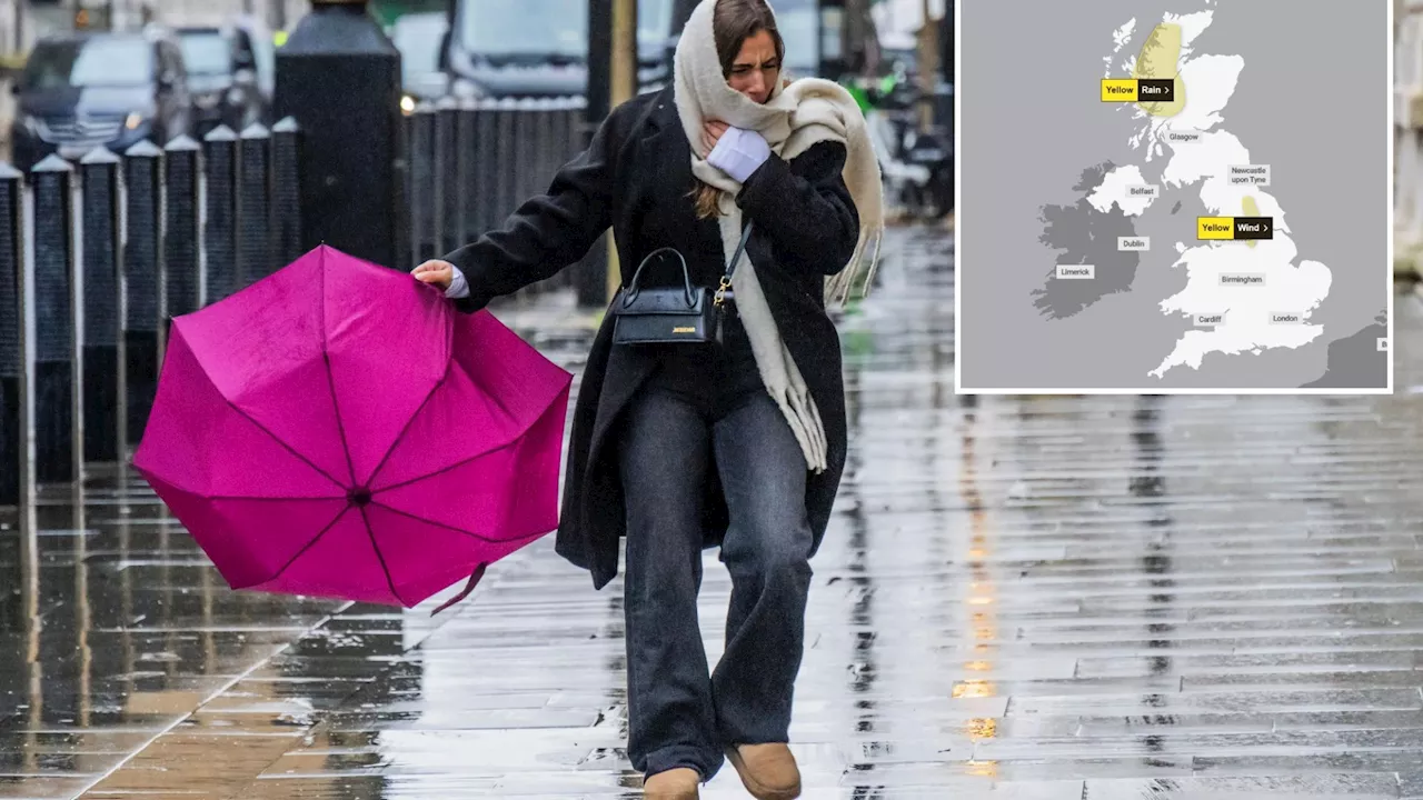 UK weather: Met Office issues yellow warning for heavy downpours lasting three days