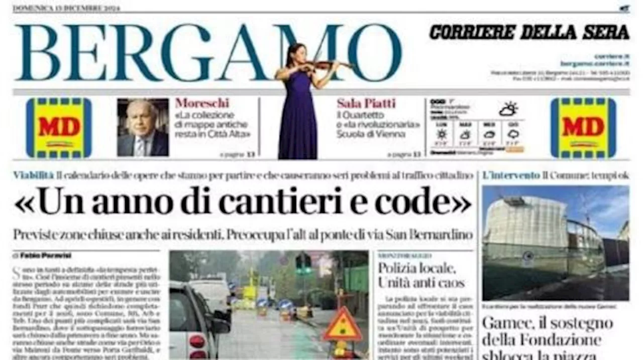 Corriere della Sera (ed. Bergamo): 'Decima vittoria ma brutto gioco'