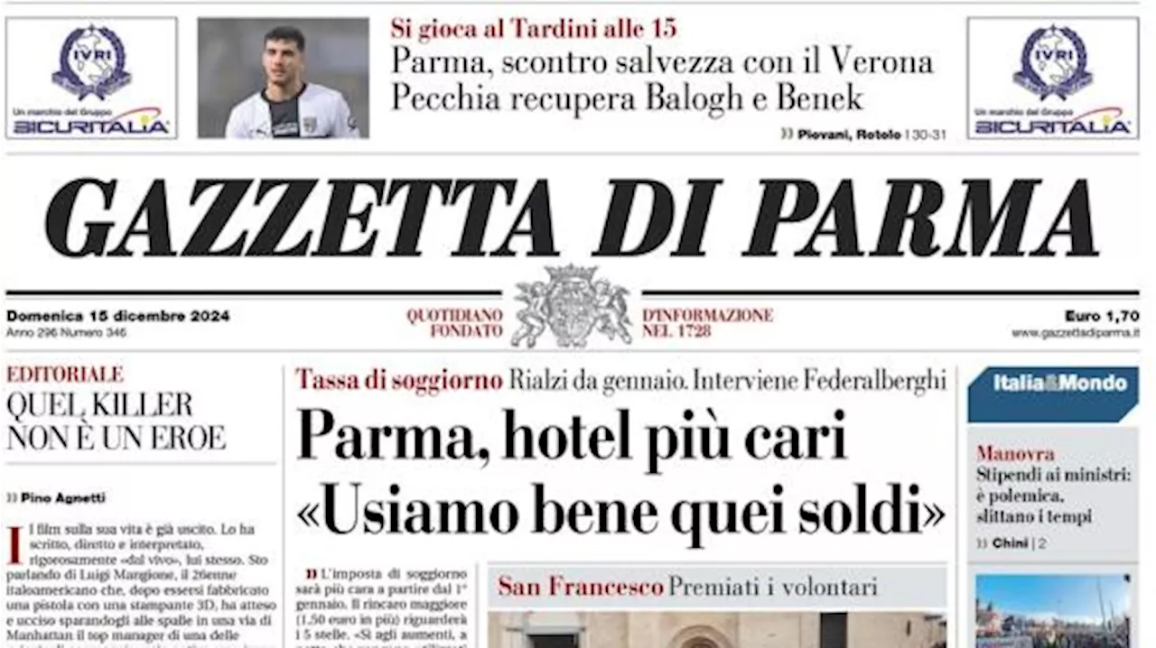 La Gazzetta di Parma sulla squadra di Pecchia: 'Scontro salvezza con il Verona'