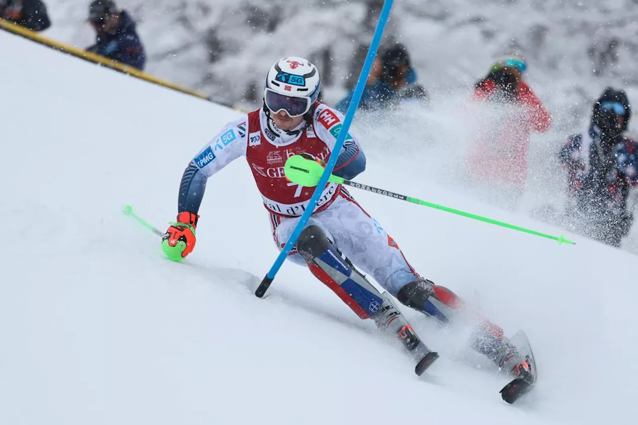 Kristoffersen tok sesongens første seier - dobbelt norsk i Val d’Isère