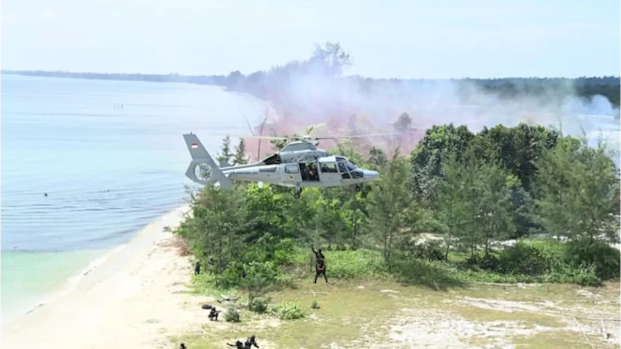 3 Satuan Pasukan Khusus TNI AL Serbu Musuh di Kawasan Pantai Todak Dabo Singkep