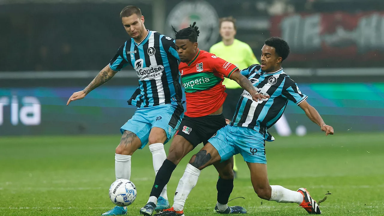 Arbitrale dwaling bij NEC - Sparta Rotterdam kost verdediger duel met Ajax