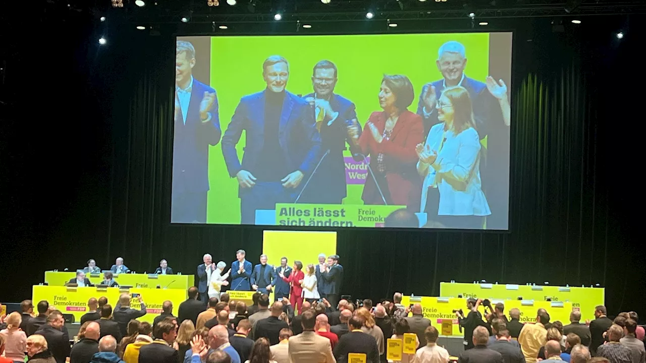 FDP in NRW wählt Lindner auf Platz eins