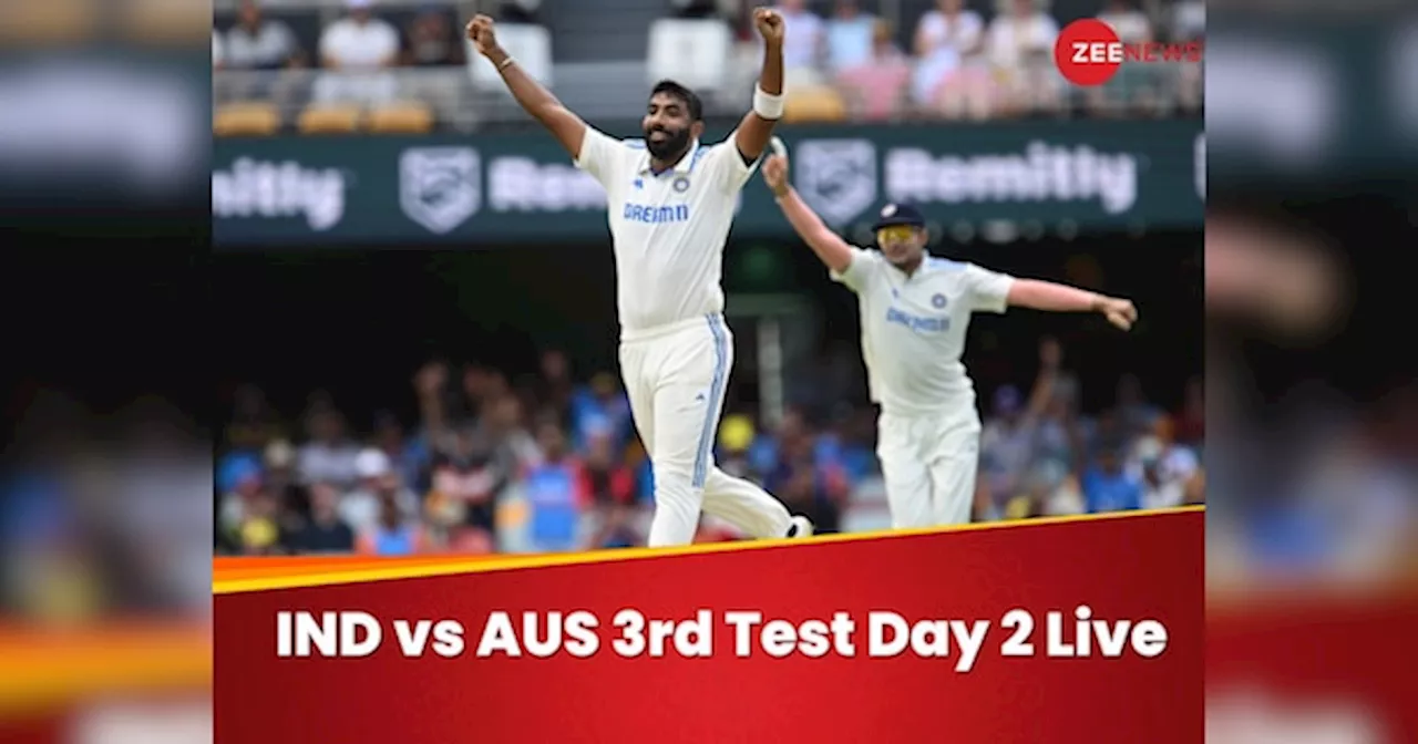 IND vs AUS 3rd Test Live: भारत को मिली दूसरी सफलता, जसप्रीत बुमराह ने ख्वाजा और मैकस्वीनी को किया आउट