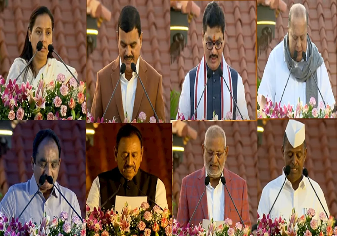 Maharashtra Cabinet Ministers Oath Ceremony : मी शपथ घेतो की...! फडणवीस 3.0 सरकारच्या मंत्रिमंडळात हे राष्ट्रवादीचे शिलेदार