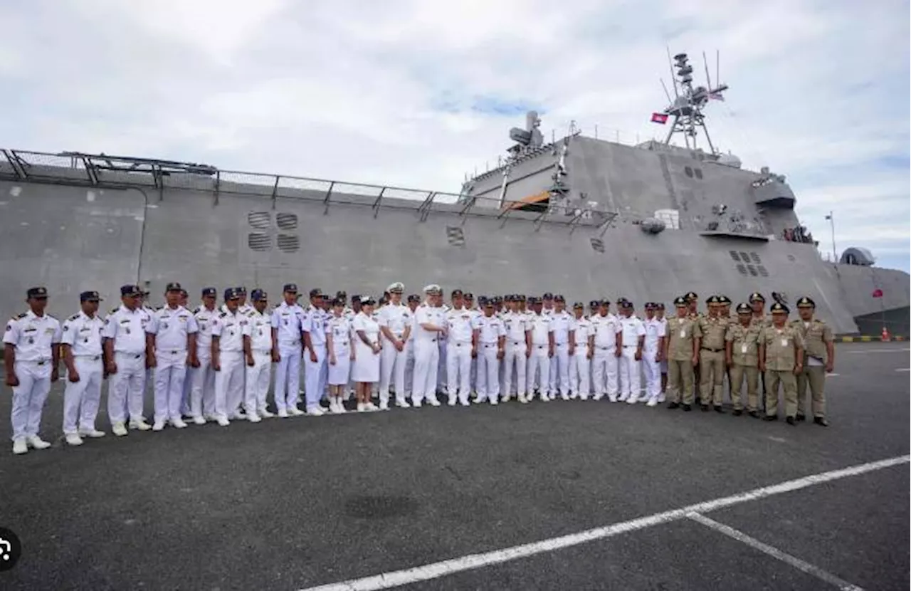 US warship docks in Cambodia amid China naval base concerns