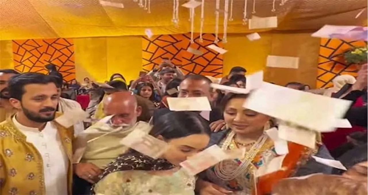 You-tuber Rajab Ali gets bouquet of dollars, many other expensive things on his wedding