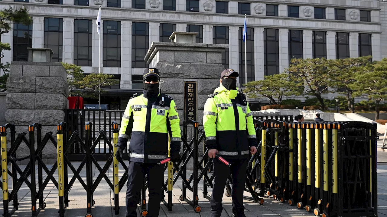 As South Korean court takes up president's impeachment, ruling party leader resigns