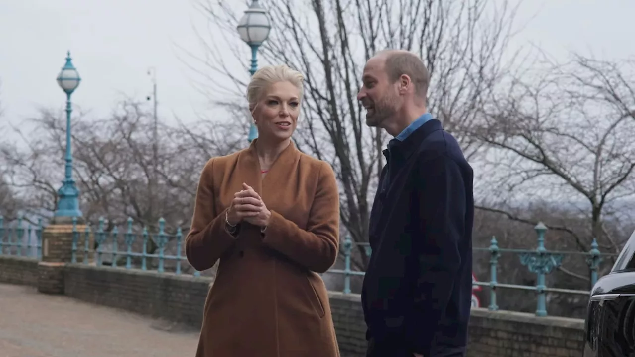 Prince William and Hannah Waddingham talk 'The Earthshot Report' over darts and pints