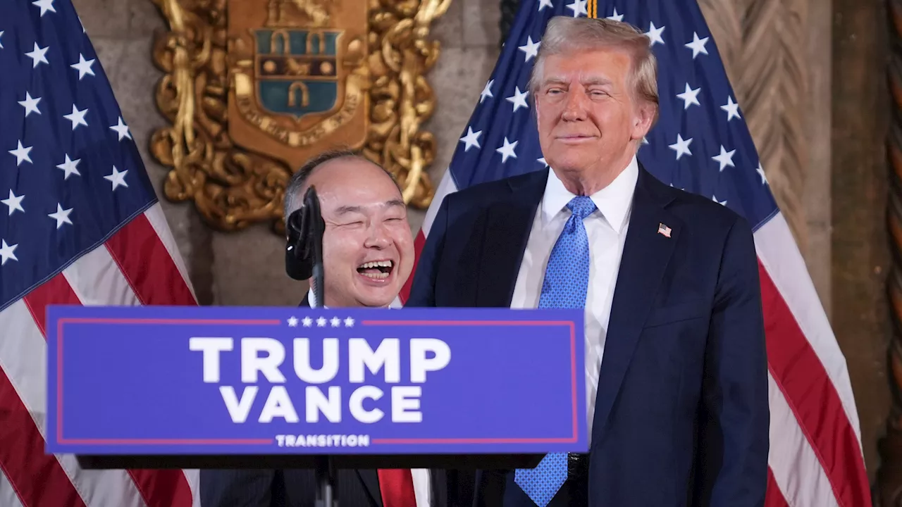 President-elect Donald Trump announces SoftBank will make $100B investment in the US