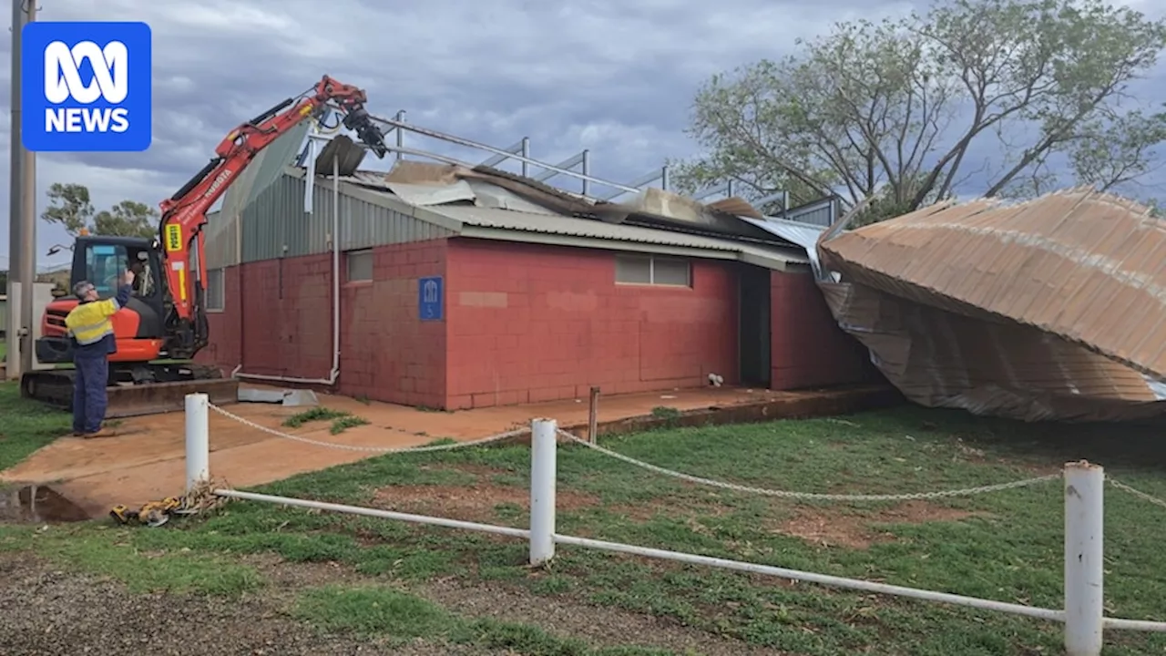 Tom Price hit by second severe storm in two weeks, as Australia's first cyclone of the season forms