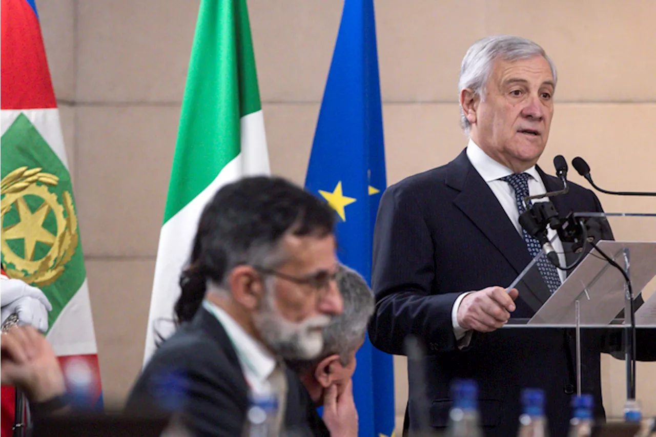 Tajani alla conferenza degli Ambasciatori alla Farnesina