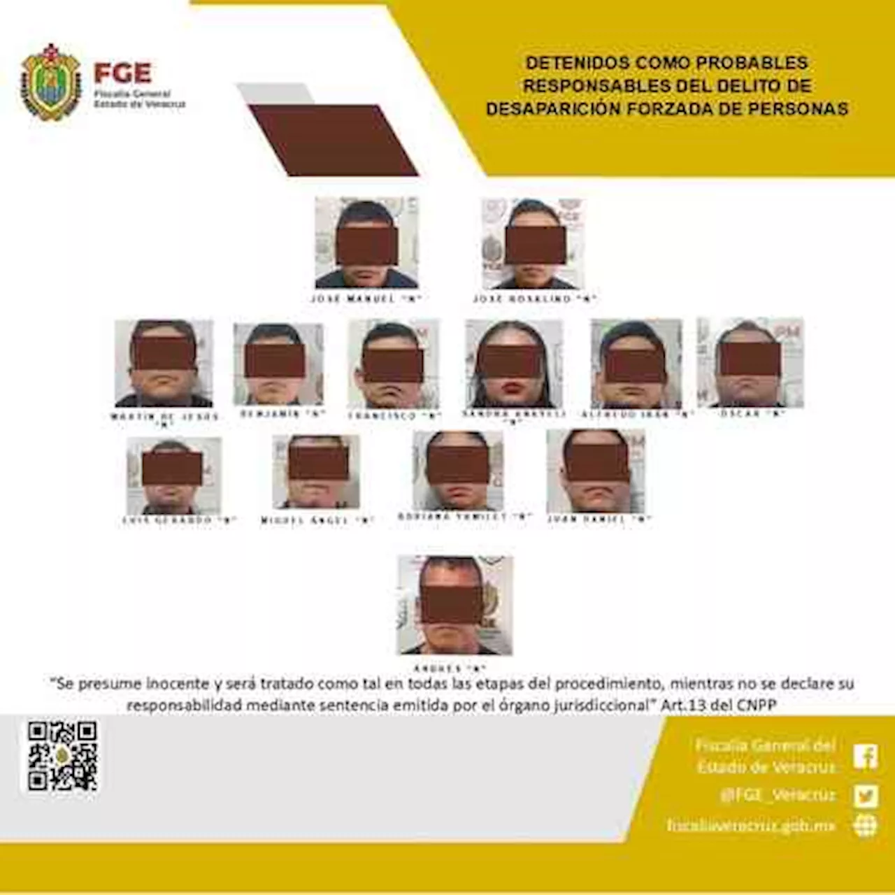 Los policías de Cuitláhuac: Elementos de SSP fueron detenidos por desapariciones forzadas