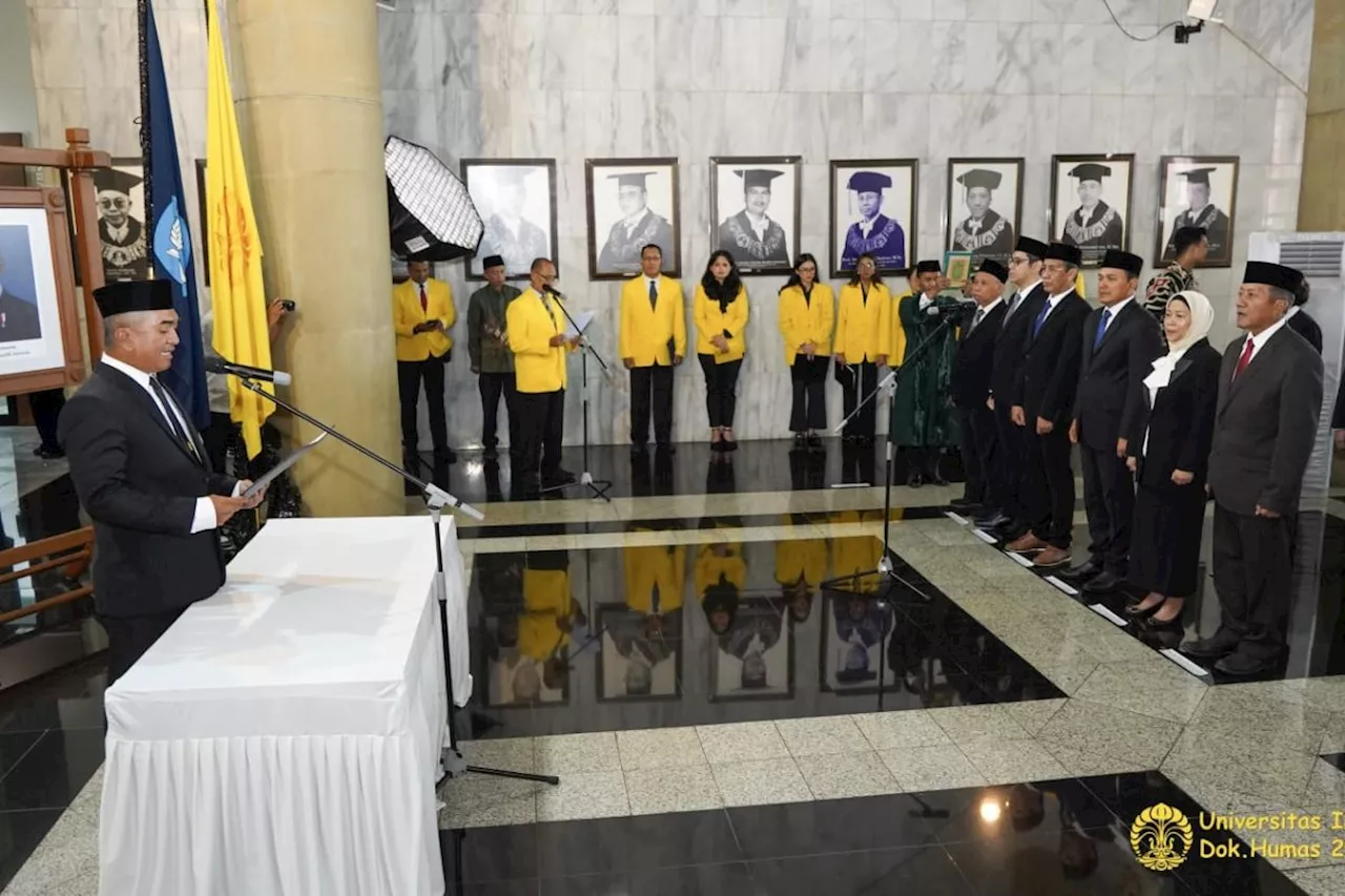 Rektor UI lantik empat wakil rektor dan dua kepala badan