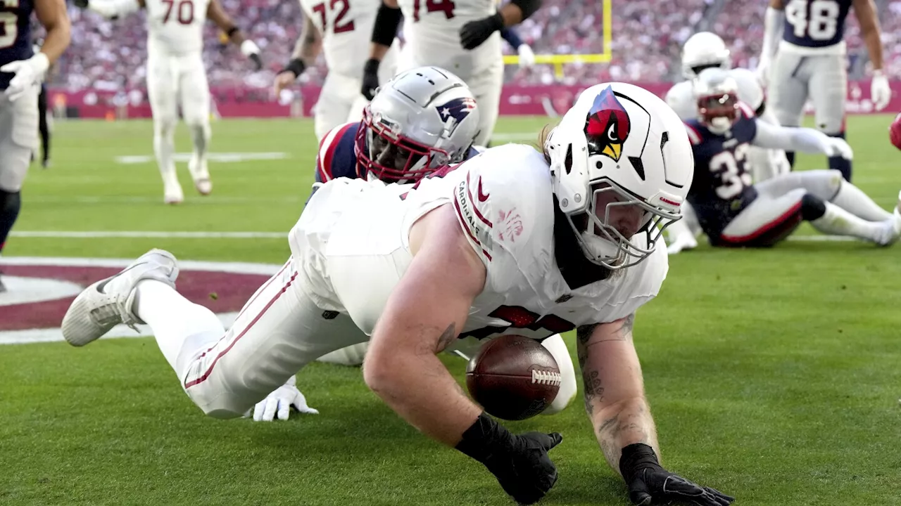 Big-guy TD: Cardinals offensive lineman Jonah Williams scores first touchdown since sixth grade