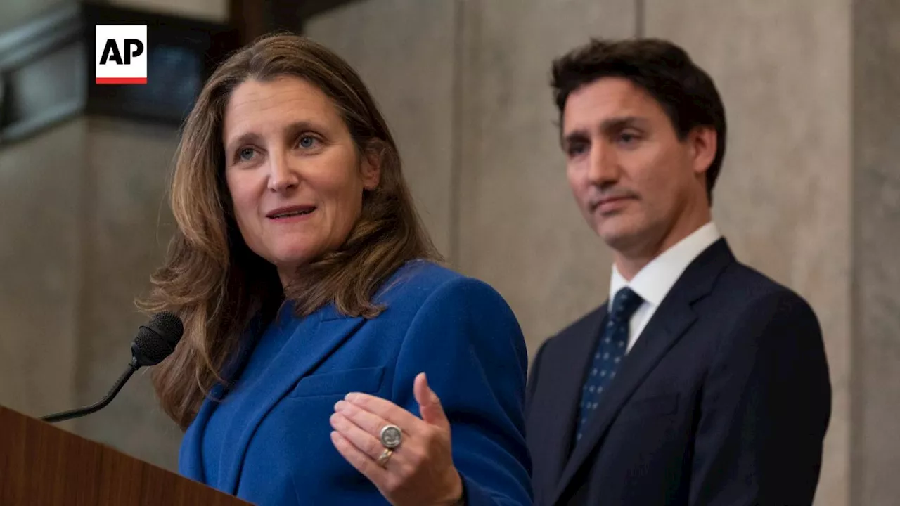 Canada’s Finance Minister Chrystia Freeland resigns from Cabinet, AP Explains