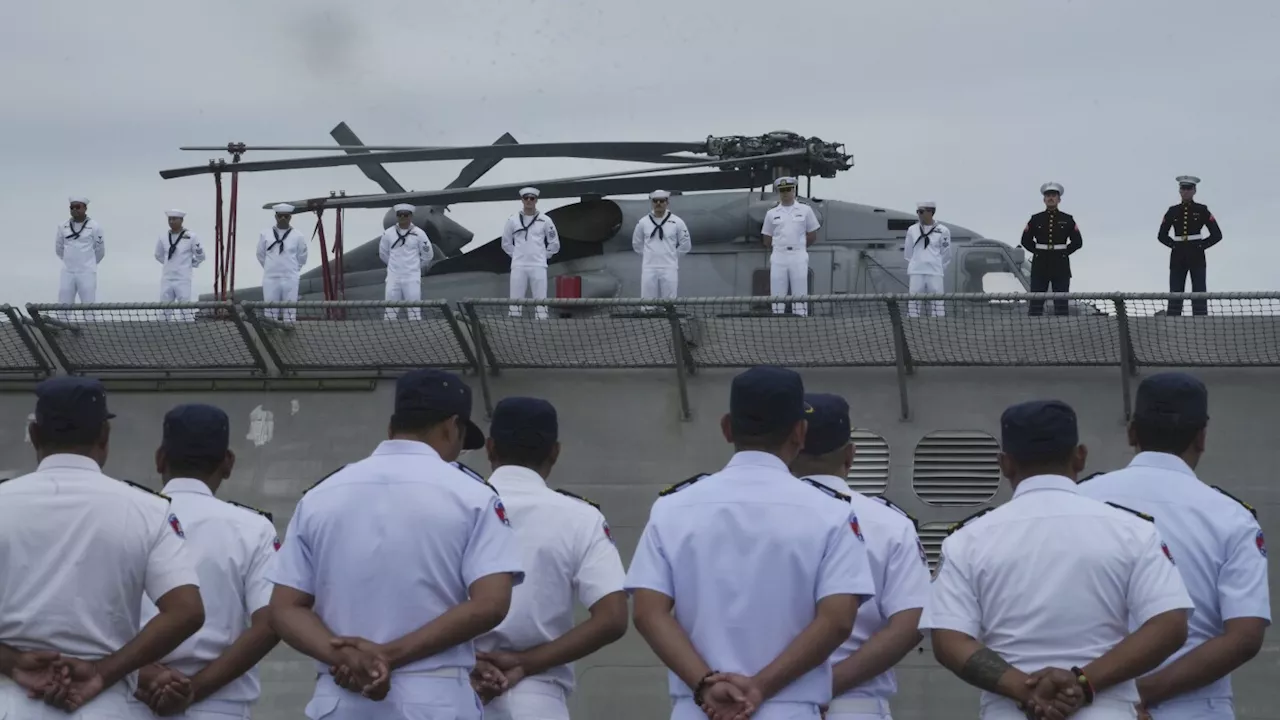 For the first time in 8 years, a US Navy ship makes a port call in Cambodia, a top Chinese ally