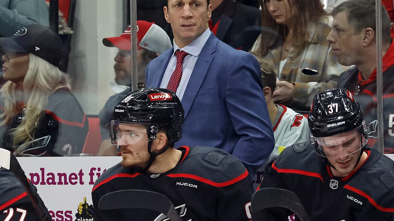 Governor presents Hurricanes' coach Rod Brind'Amour with North Carolina honor