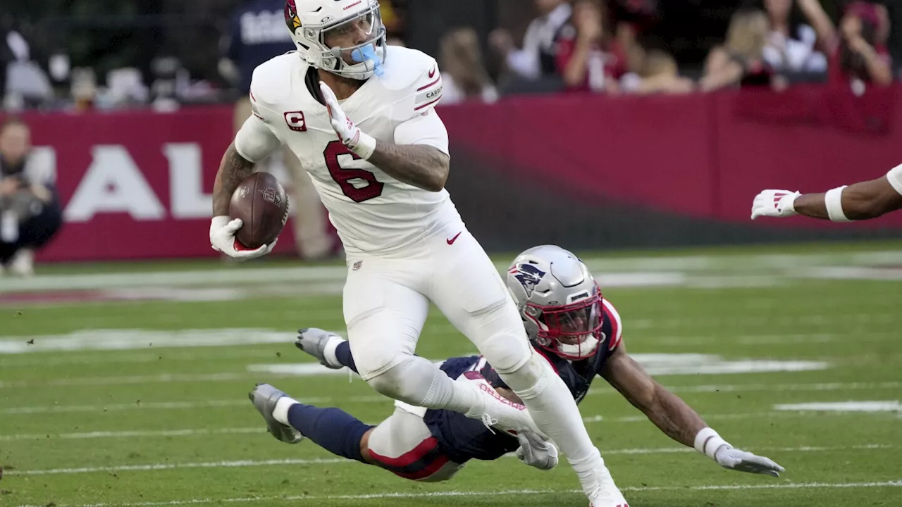 James Conner runs for 2 TDs and Cardinals snap a 3-game skid by beating Patriots 30-17