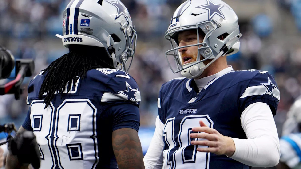 Rush throws for career-high 3 TDs, Cowboys force 4 turnovers to beat Panthers 30-14