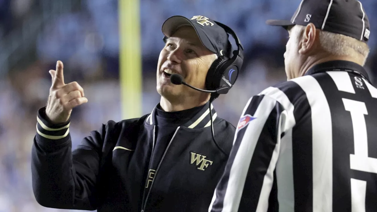 Wake Forest's Dave Clawson steps down as football coach after 11 seasons