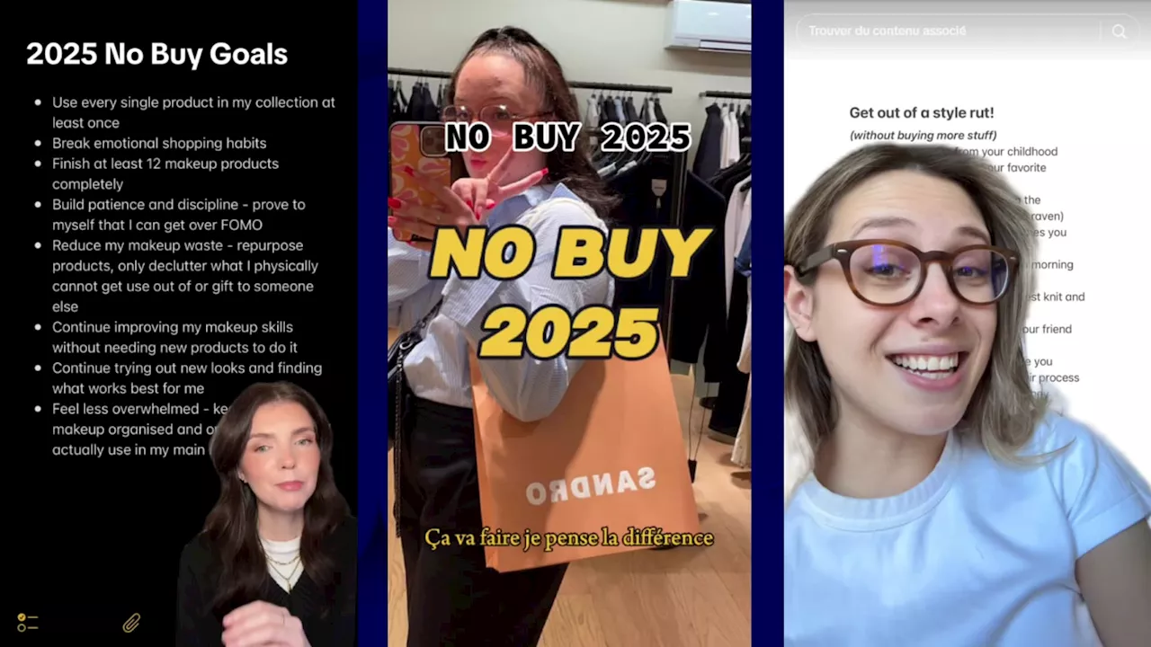 'Une cure de désintoxication': le challenge du 'No buy 2025' s'empare de Tiktok