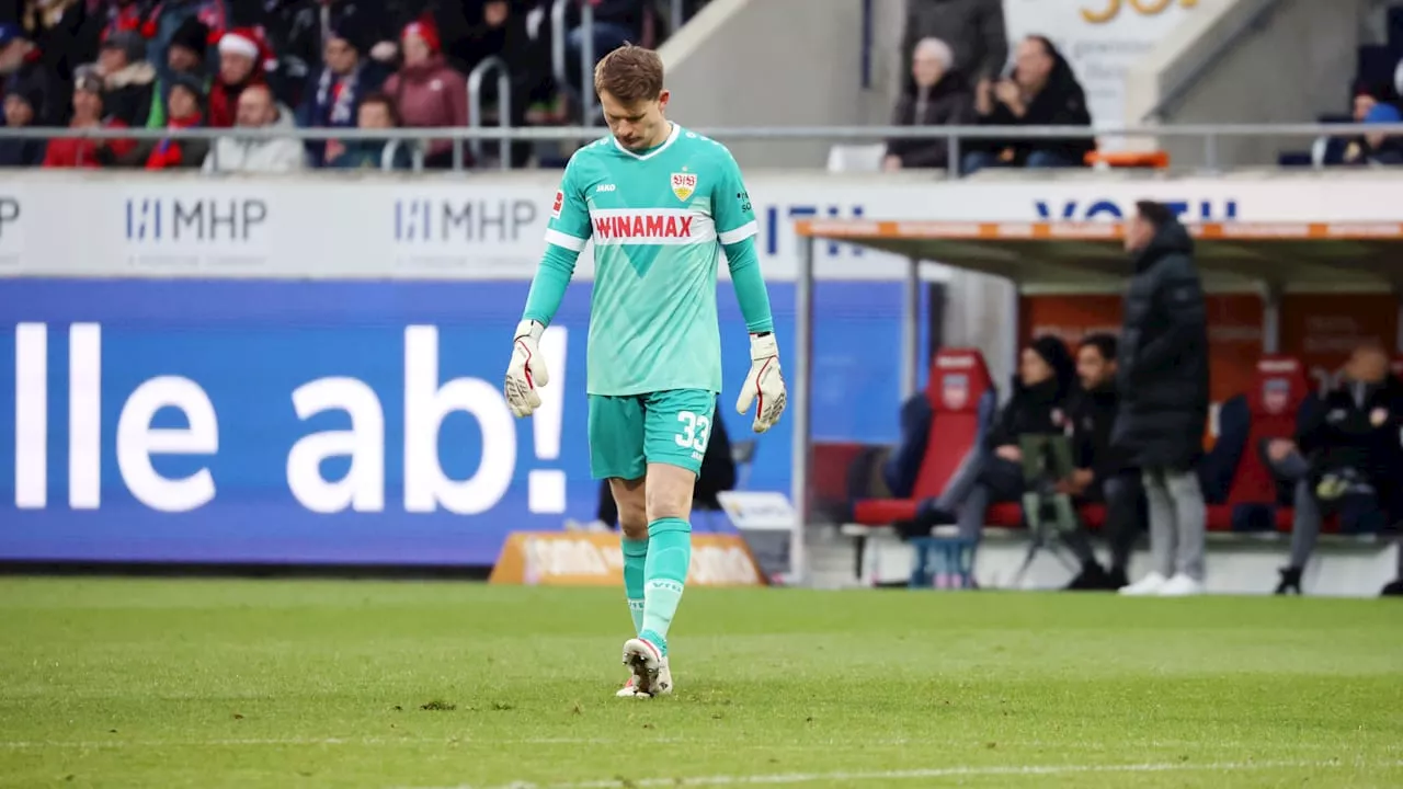 VfB Stuttgart: Nach Patzer in Heidenheim - Nübel spielt weiter Zickzack