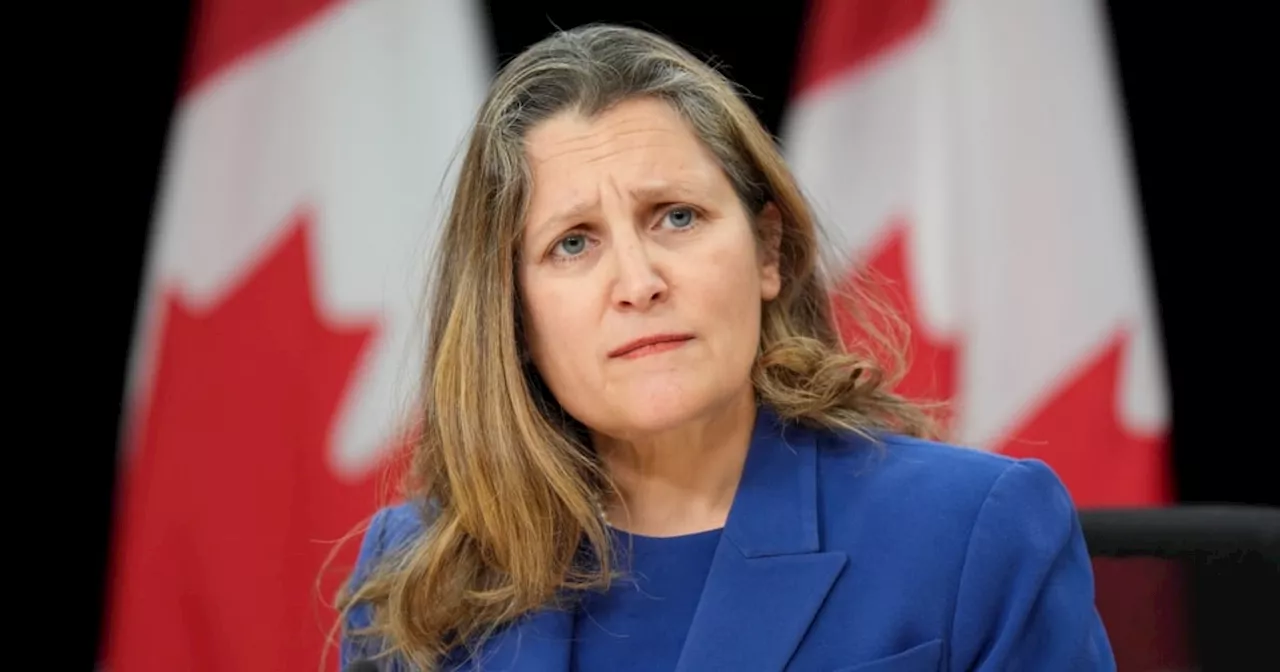 Chrystia Freeland resigns from Justin Trudeau’s cabinet