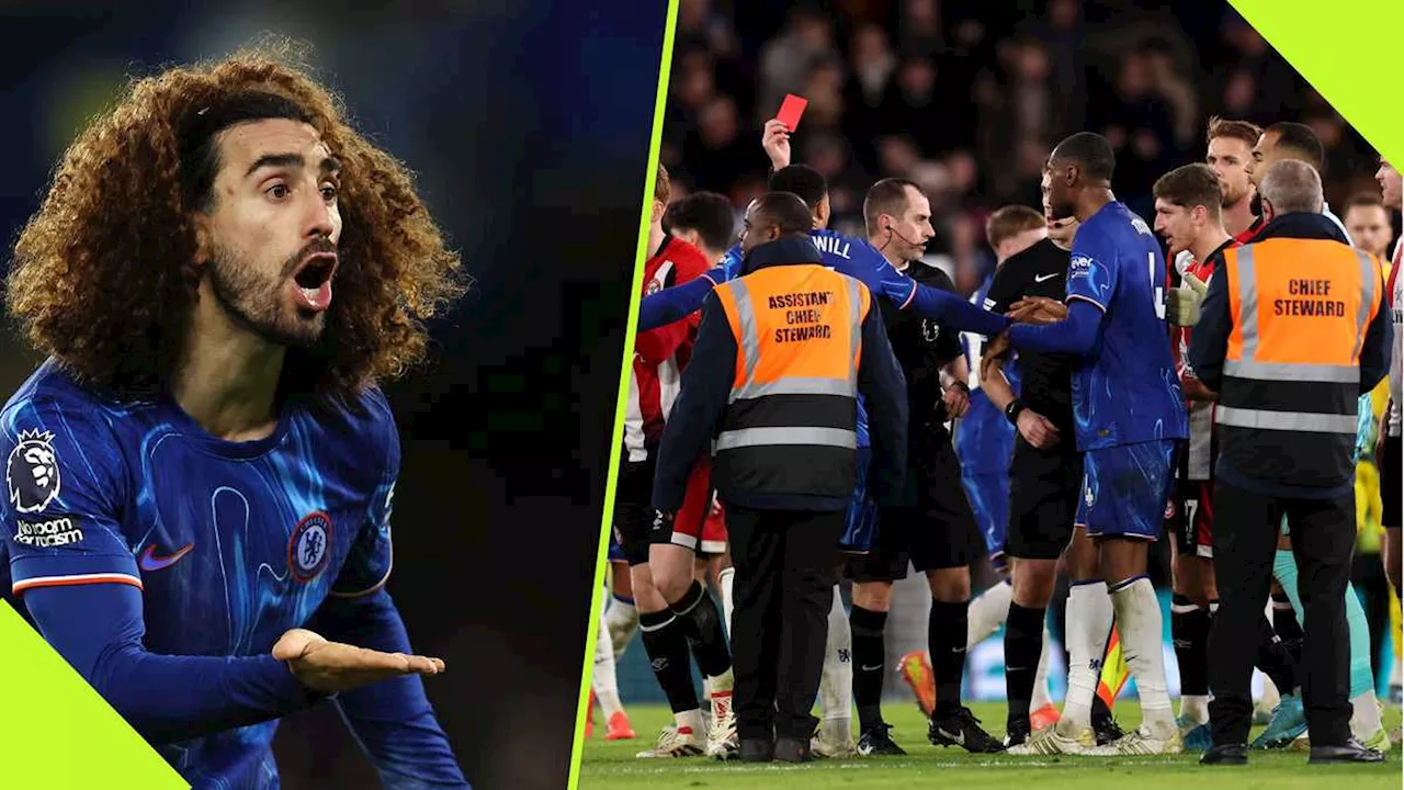 Marc Cucurella: Premier League Explain Why Chelsea Star Got Red Card in Brentford Win