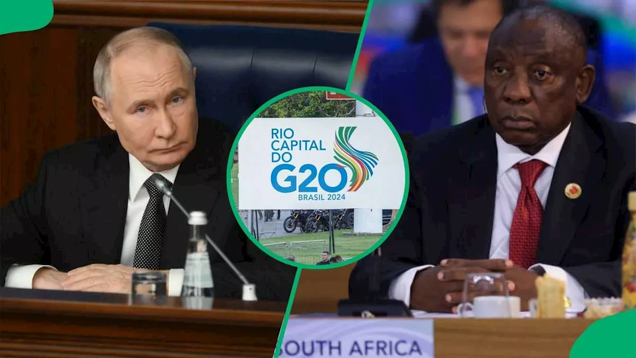 SA Excludes Vladimir Putin From G20 Summit, Decision Linked to Arrest Warrant for Russian President