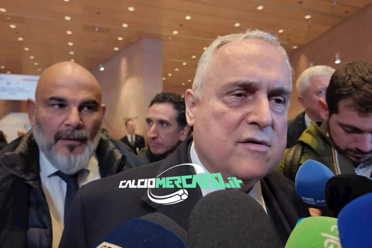 Lotito show: dagli obiettivi della Lazio alla sfida con l’Inter. E su Belahyane è categorico