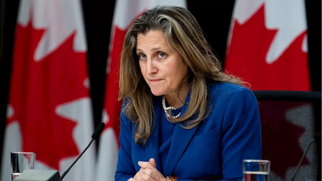 Read Chrystia Freeland's letter of resignation from Trudeau's cabinet